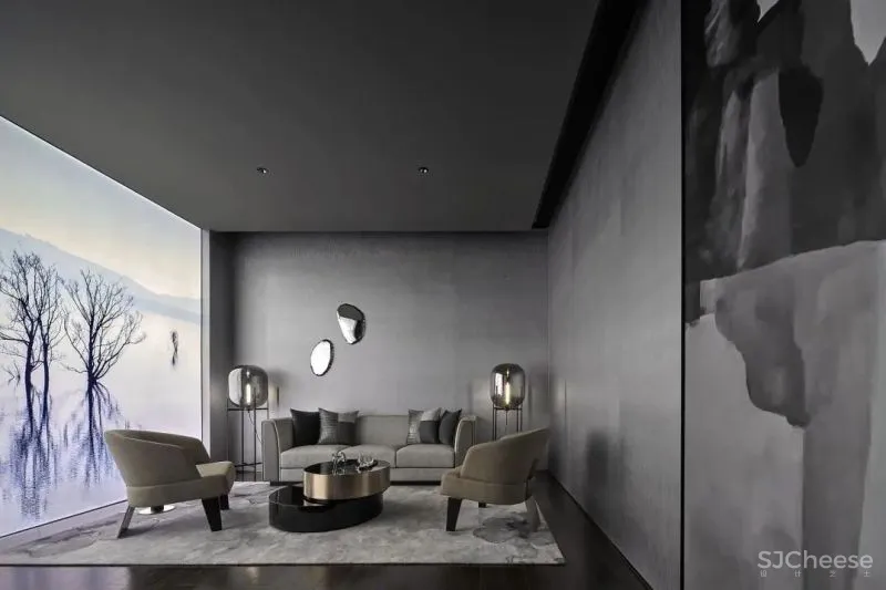 极简线条韵律,宛若游园的当代空间 GFD广飞设计