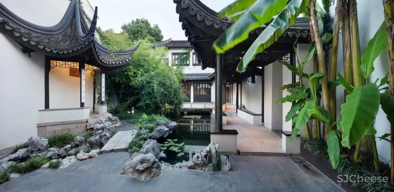 在贝聿铭家族的私宅泡汤，这家苏州大热的精品酒店