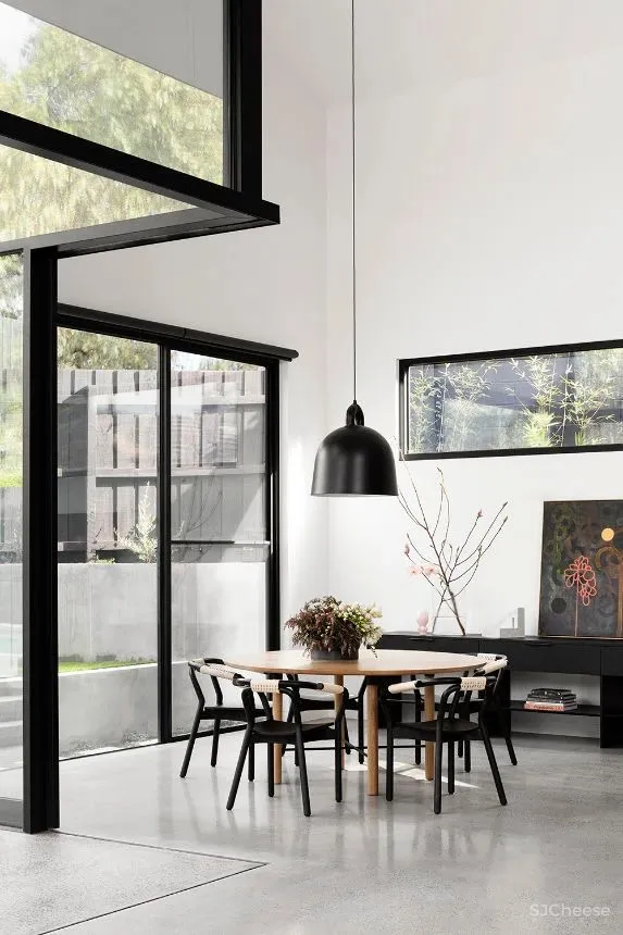 全开放 高级黑，个性鲜明的极简住宅！