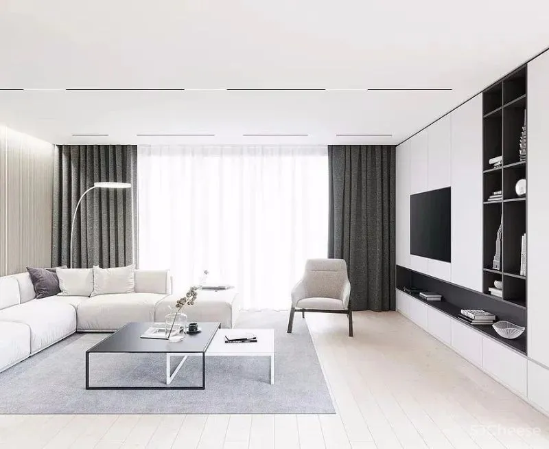 安静享受生活,88㎡公寓的舒适恰到好处!