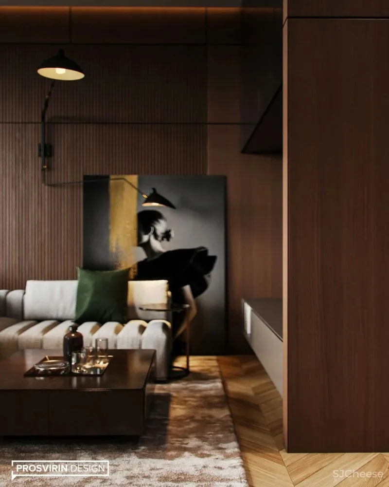 90㎡现代轻奢,营造舒适温暖感!