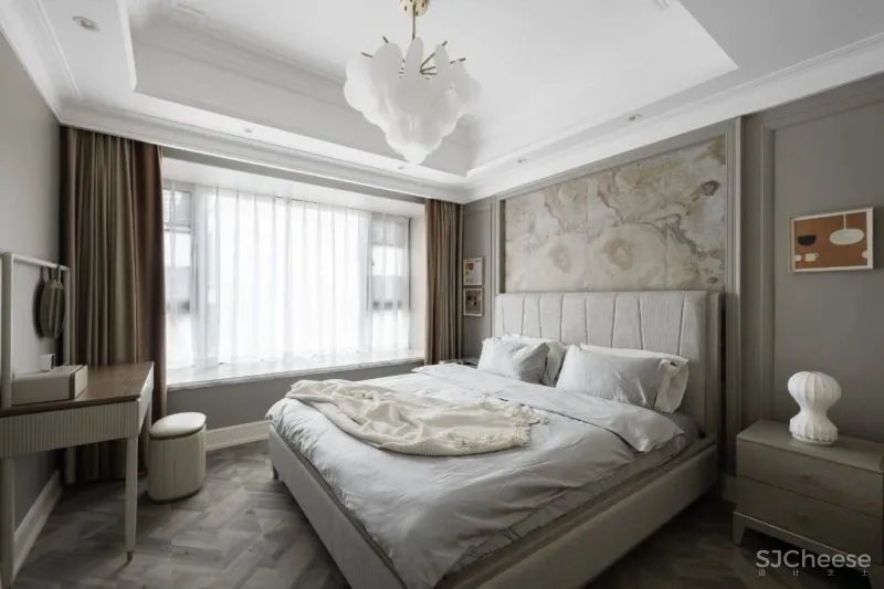 典雅浅灰,诠释法式的随性与浪漫 观白设计