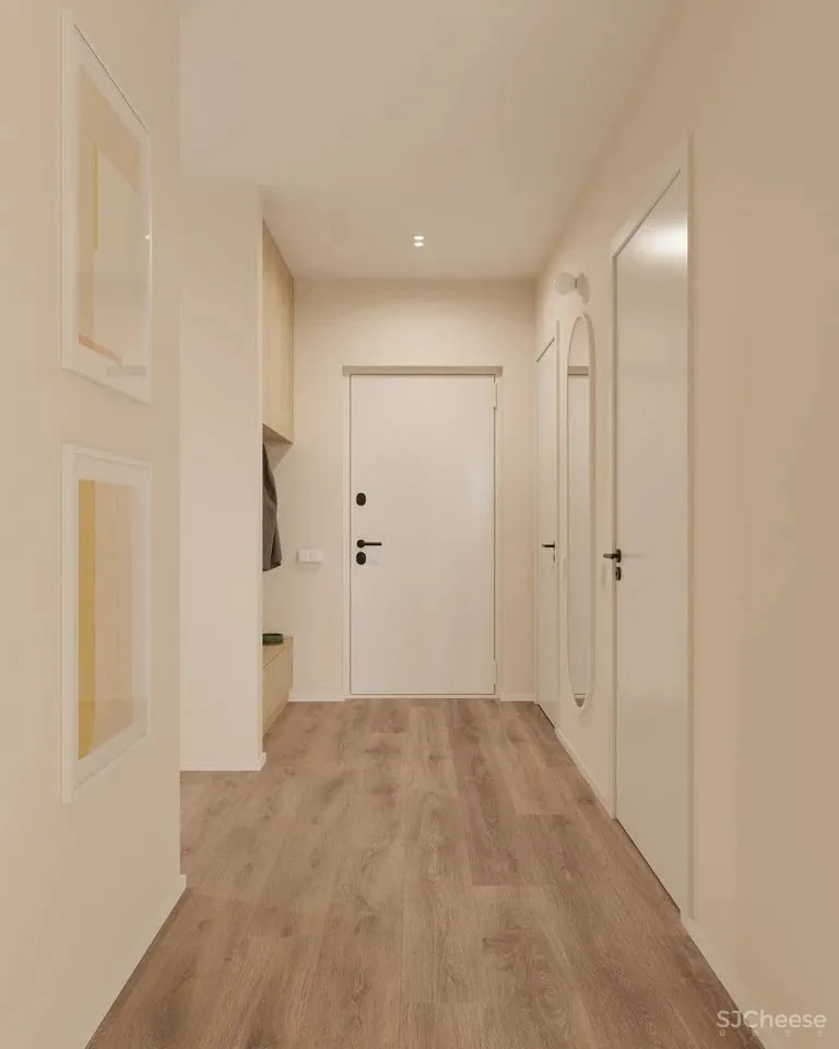 68㎡一居室这样布局,合理利用每个角落空间