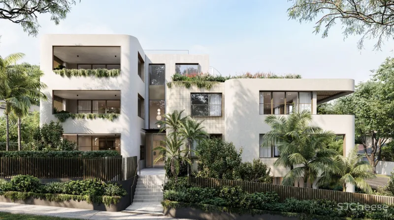 每套户型都不同的住宅楼,不一样设计一样的简洁美