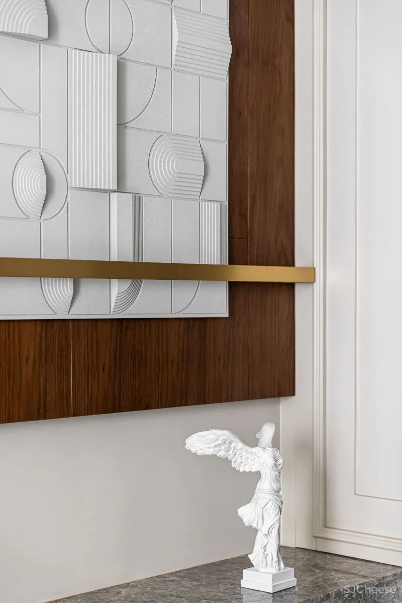 石膏灯盘上墙,这个家美的不像话 花漾美作