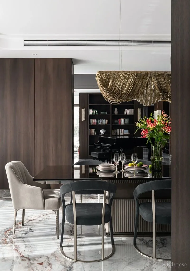 尚层设计 北京 1200㎡ 独栋隐逸大宅，自然安详的家