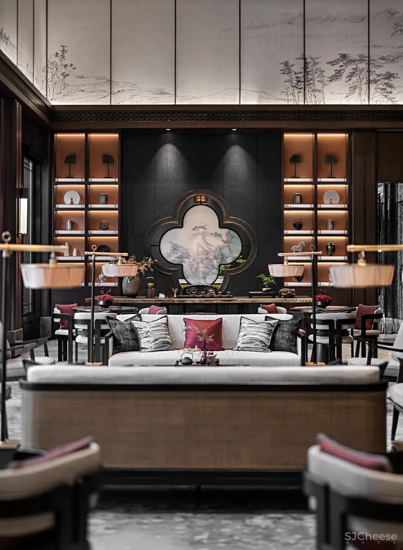 吴文粒：700㎡闲雅院落，经典中式，再现梨园风华！