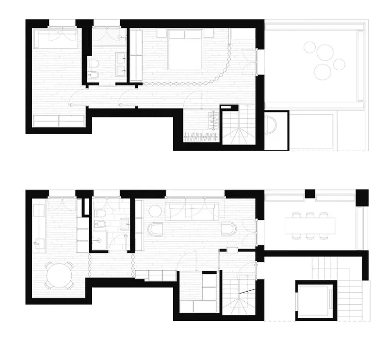 兼具雅致与活力,这座130平米的双层住宅诠释了屋主的生活态度