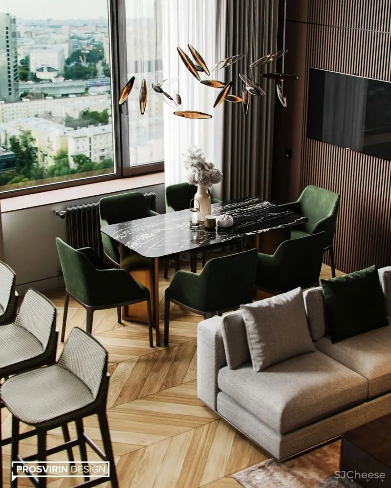 90㎡现代轻奢,营造舒适温暖感!