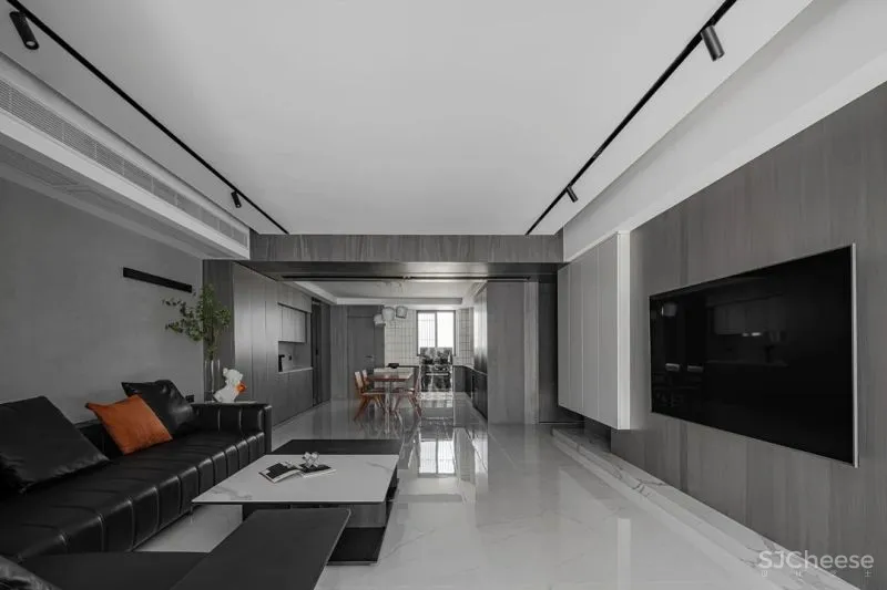 由里空间设计 × 私宅:纯净线条