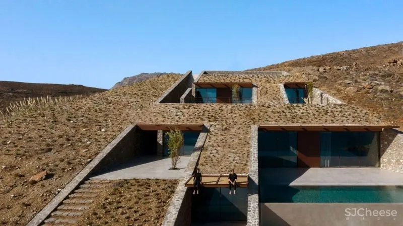 藏在山体里的“隐身”别墅，这才是真正与自然融为一体