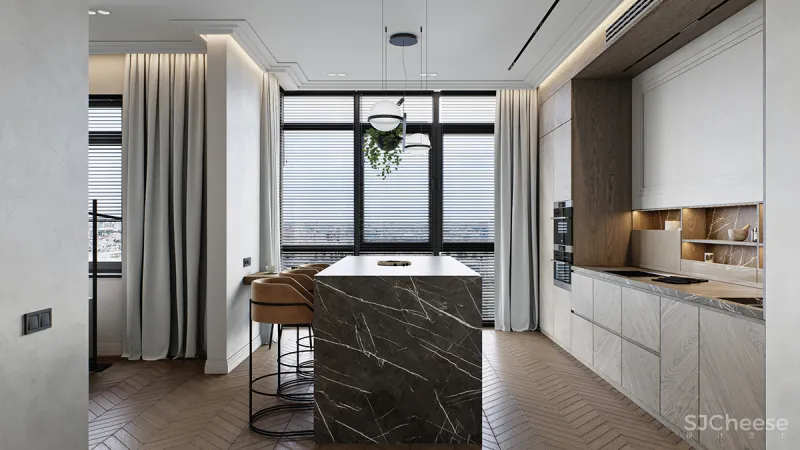 87㎡ 一室户,隐藏式灯光这样用,高级又显质感