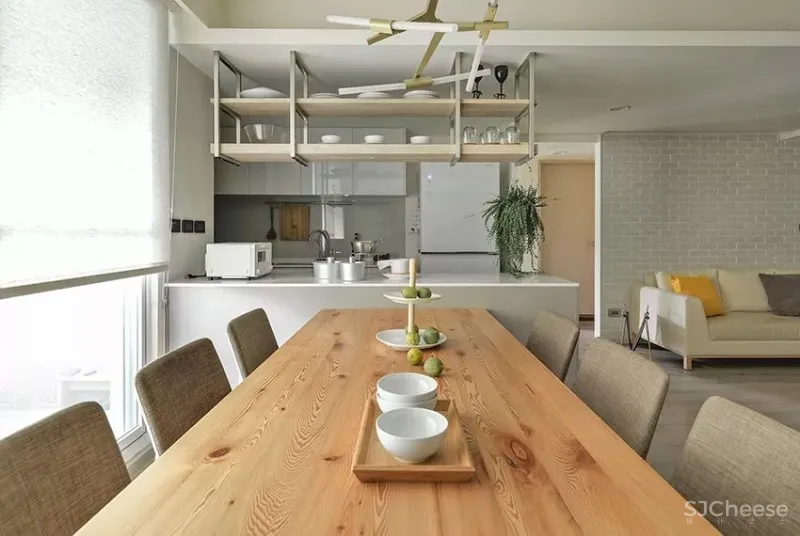 自然原色,清新北欧风亲子宅