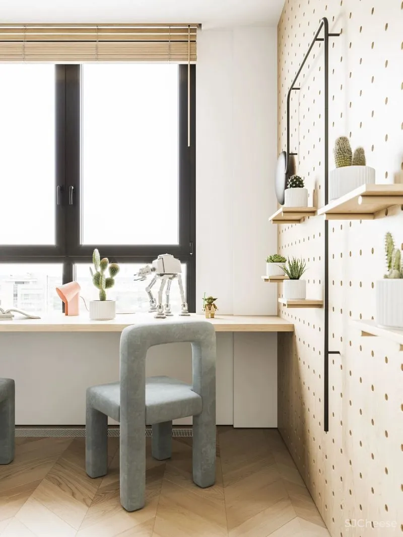 90.2㎡二居室,清新典雅,一种精致的生活姿态!