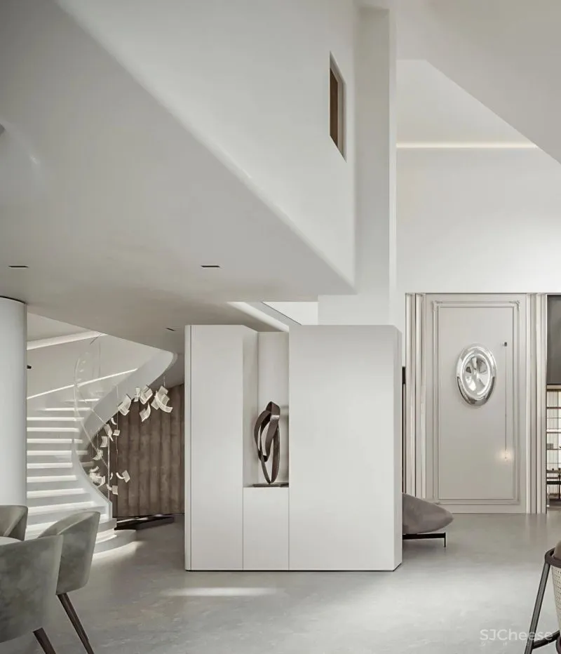 冯培莉新作|杭州私宅别墅设计:空间律动 时尚优雅