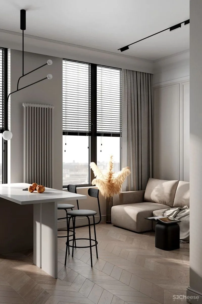 最纯粹的简约灰设计!