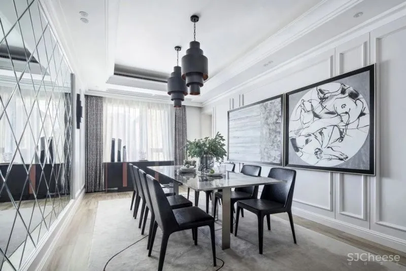 梁志天作品:万科安品园舍别墅,文雅和畅的当代写意 !