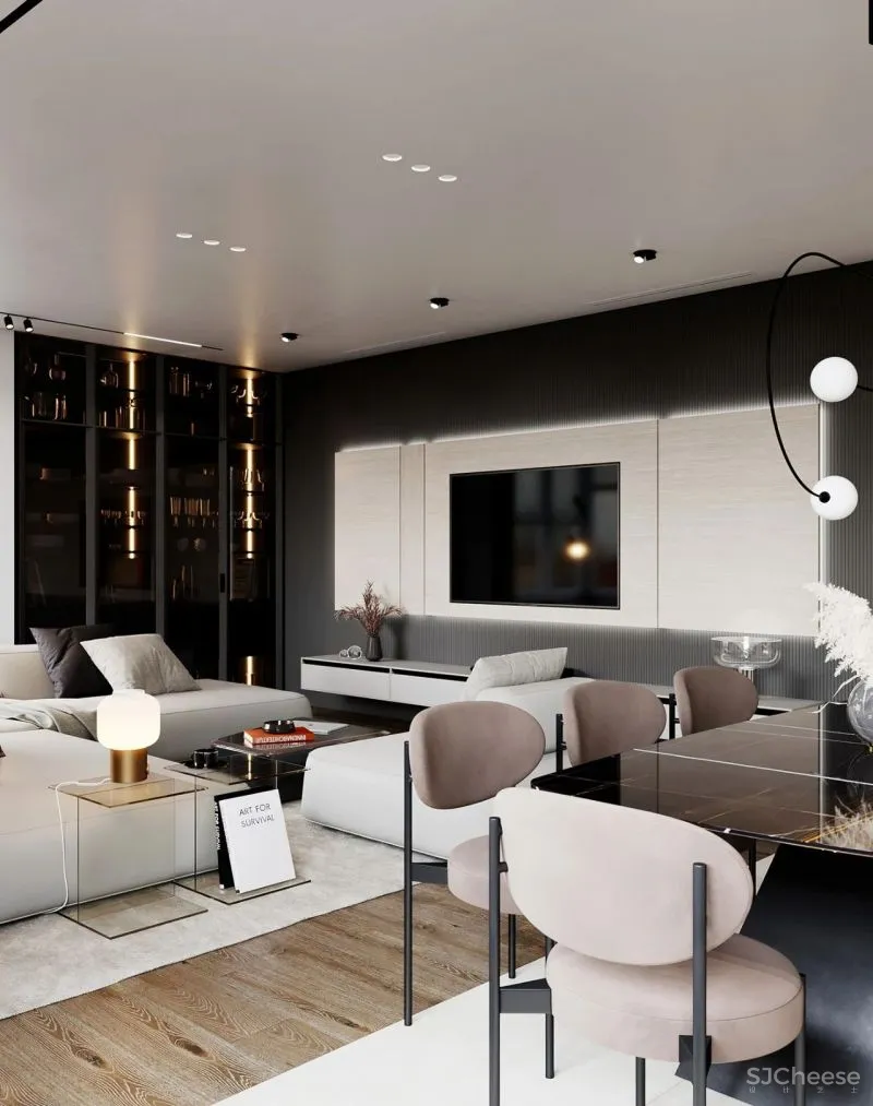 114m²现代风格，细节超赞！