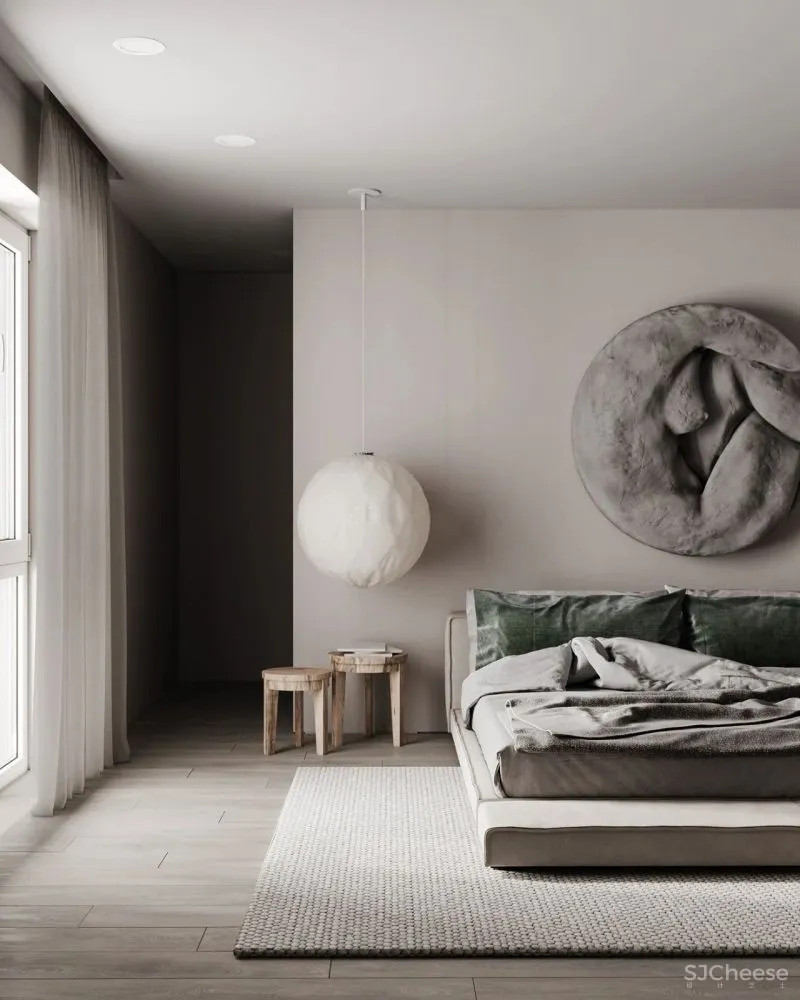 胡桃木 绿色系,实力演绎轻奢的高雅