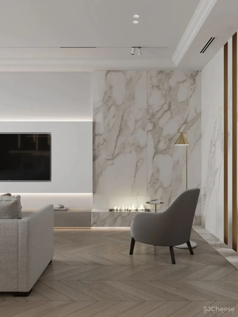 金色白色 大理石,这搭配,高级感上天了!