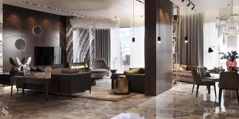 230㎡大平层设计,极度奢华!