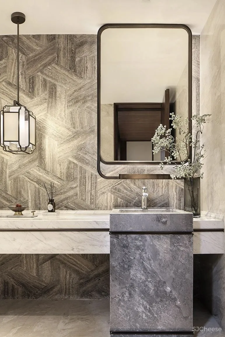 创域新作:1000㎡中式大宅,移步换景,雅韵清风!