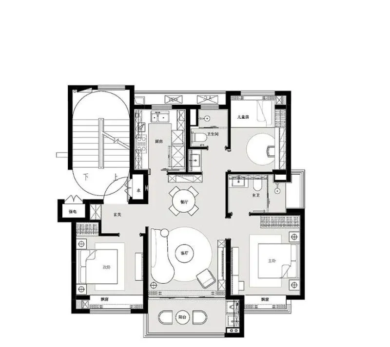 EVD廿象设计:精巧宅居,红绿蓝交迭构建家的理想色!