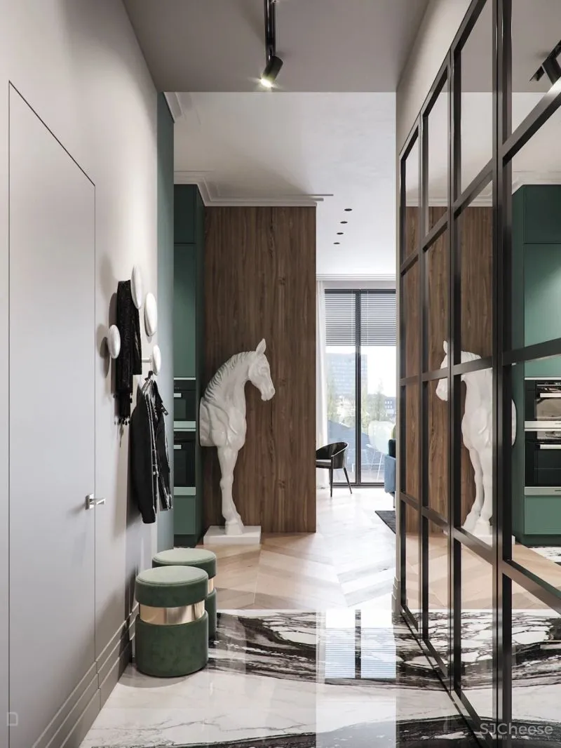 100个·轻奢系入户玄关设计