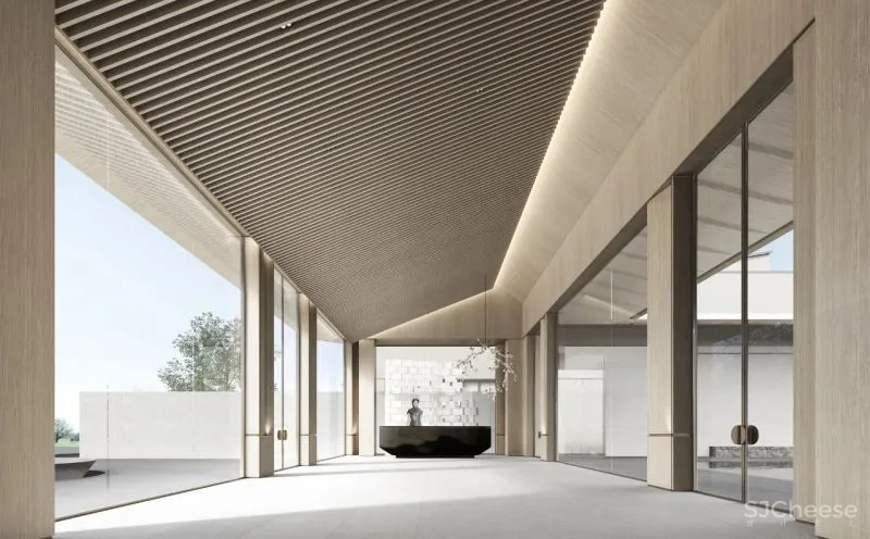 苏州图书馆入驻!这座 2600 ㎡ 售楼处将光线与建筑融合到极致