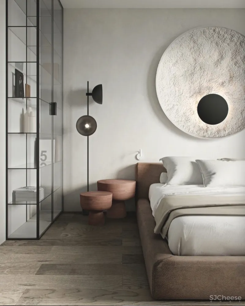 70㎡ 一居室,无主灯的客厅好看又显大!