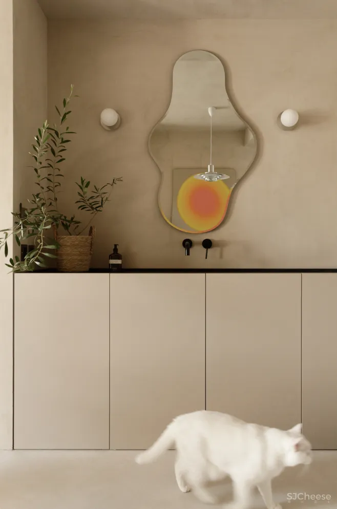 64㎡也能实现顶配侘寂风?