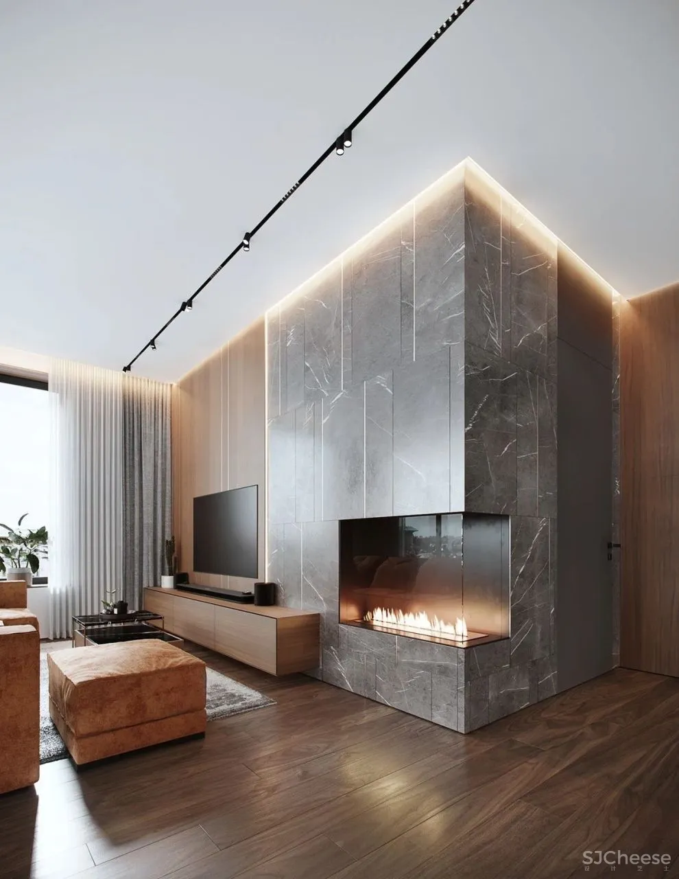 125㎡简约设计,将温婉与时尚融会贯通!