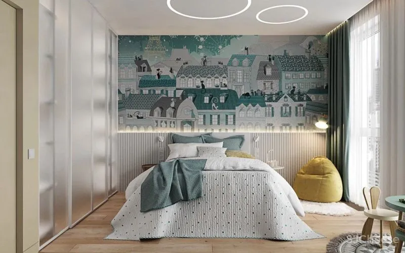 现代简约:一厅三室,灰色 木色,高级!