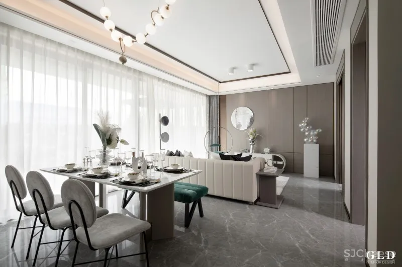 GLD绿檀设计作品| 巴夫洛小镇项目下叠样板间