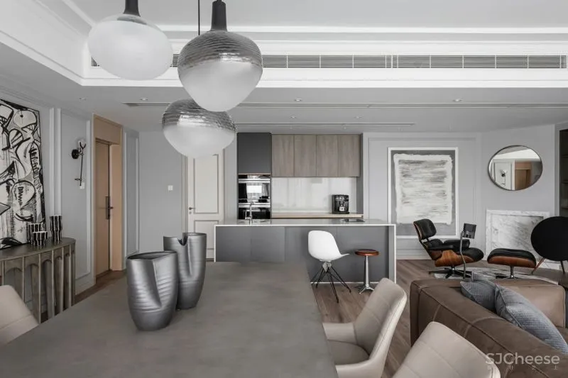 高级灰的精致格调，克制严谨的机长之家 宏福樘设计