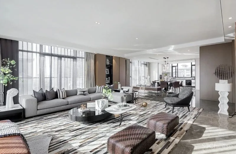 高级灰大平层,让人无法拒绝的摩登优雅!