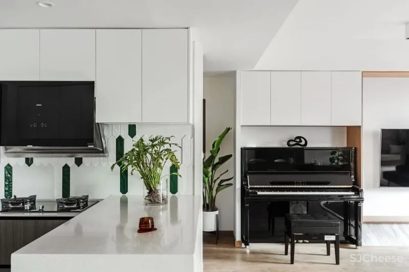 如何把宋朝装进家？136㎡两室“碰瓷”《清平乐》配色，胭脂红、浅棕黄，让人1秒穿越