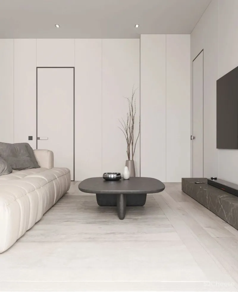 92㎡二居室，进门就是衣帽间，这样布局更实用！