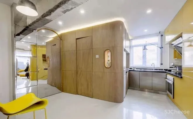 他把48㎡房子旋转了10°,实用功能应有尽有,简直是完美逆袭!