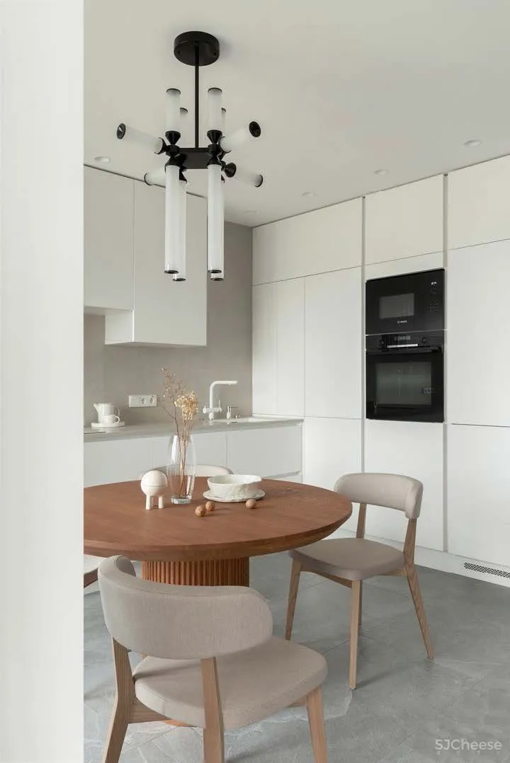 70㎡ 一居室,无主灯的客厅好看又显大!