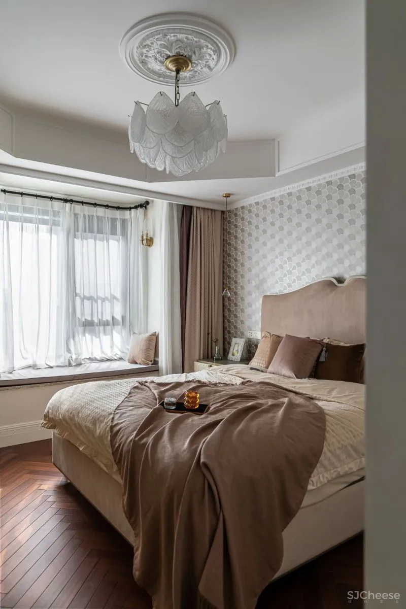 石膏灯盘上墙,这个家美的不像话 花漾美作