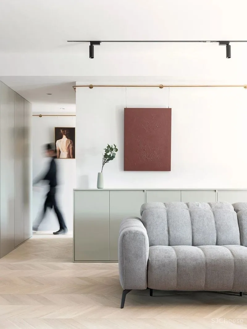 新作 以书架装置为中心的家庭公共空间 涡轮之家,上海 栖斯设计