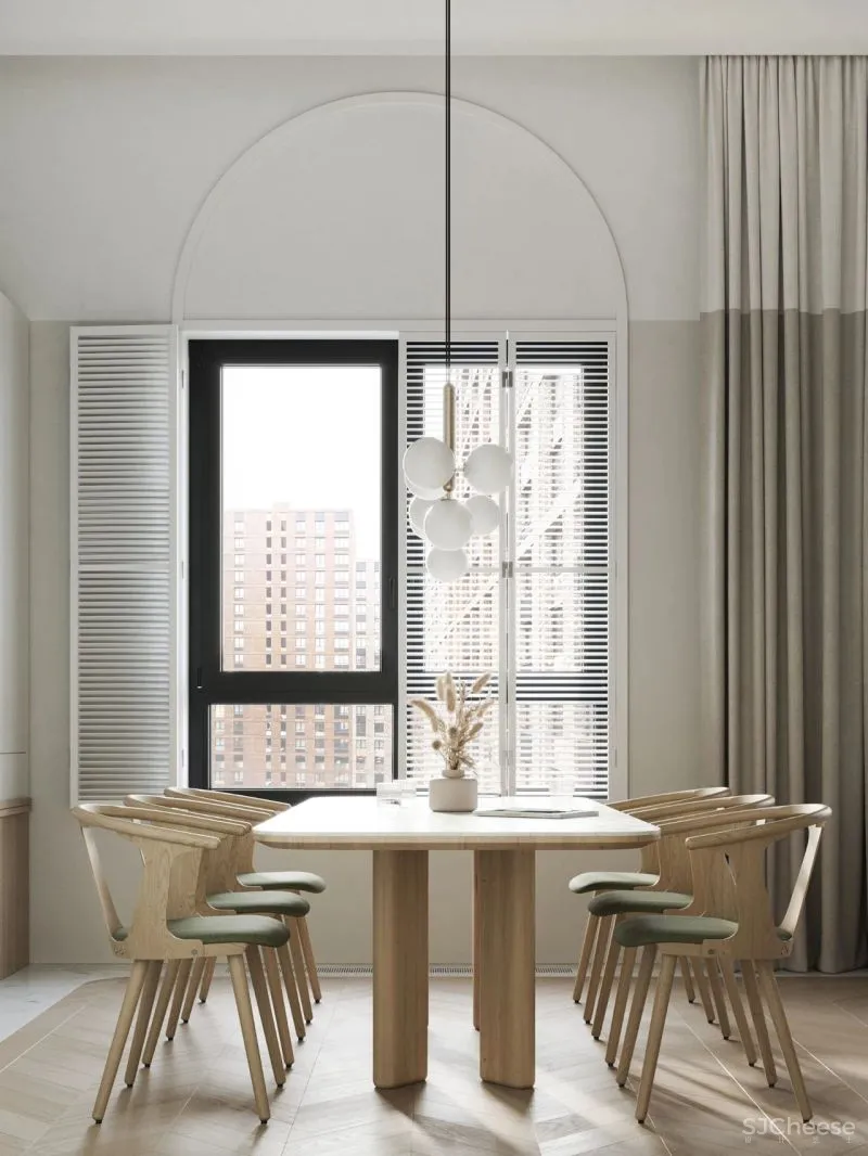 90.2㎡二居室,清新典雅,一种精致的生活姿态!