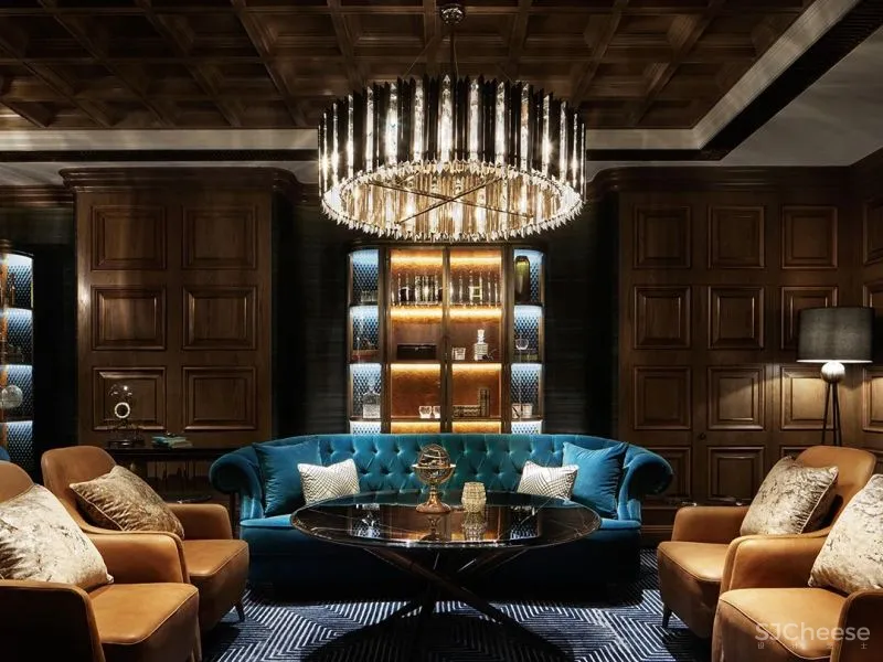 SLH.梁志天新作|澳门「瑞吉酒吧」沉醉今夜英伦梦