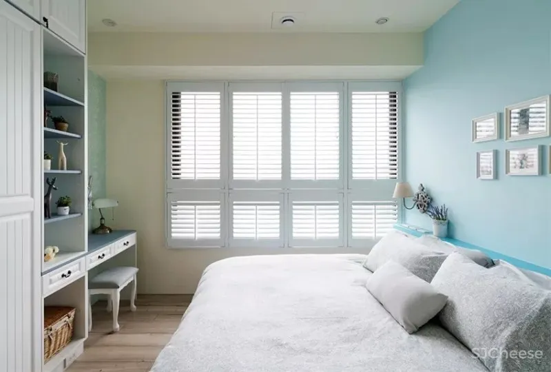 湖水蓝的生活空间!现代风亲子公寓