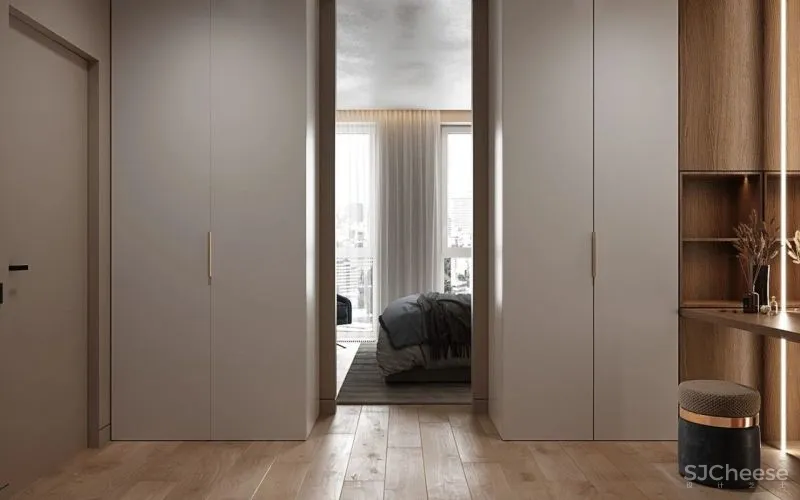 现代简约:一厅三室,灰色 木色,高级!