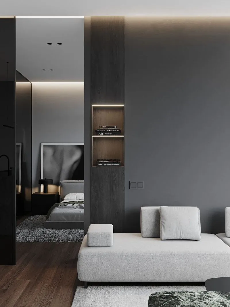 150㎡极简主义,诠释优雅