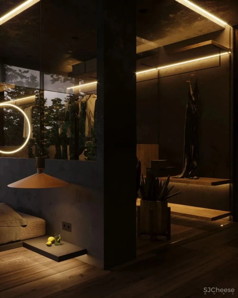 250㎡高级黑别墅,定义奢华