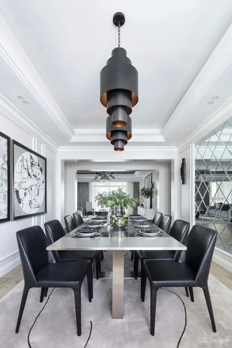 梁志天作品:万科安品园舍别墅,文雅和畅的当代写意 !