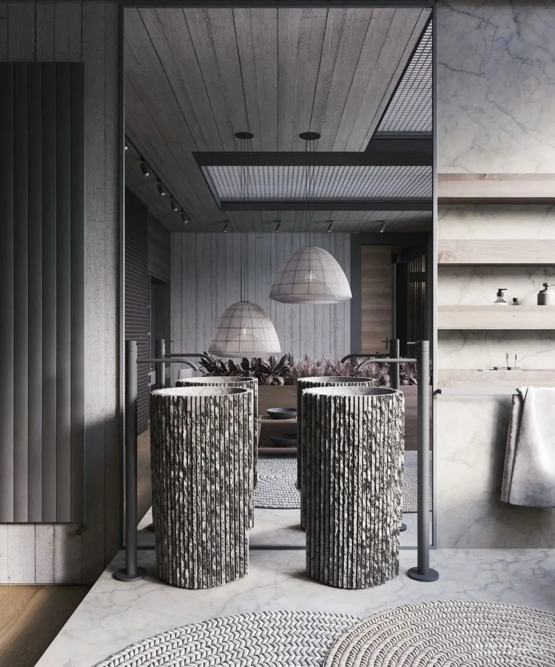 2021,高颜值的卫生间,如何设计?